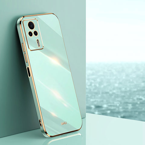 Coque Ultra Fine Silicone Souple Housse Etui XL1 pour Xiaomi Redmi K60E 5G Vert