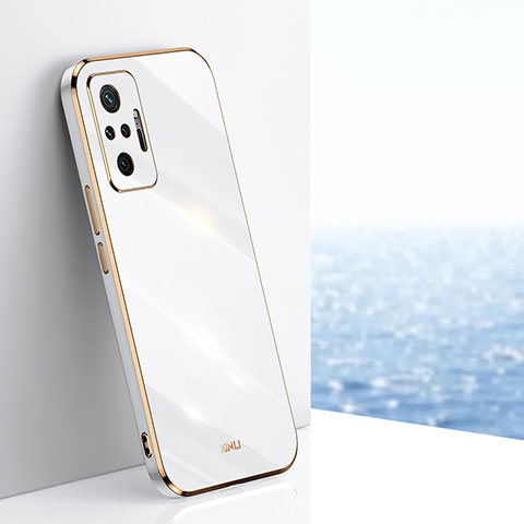 Coque Ultra Fine Silicone Souple Housse Etui XL1 pour Xiaomi Redmi Note 10 Pro 4G Blanc