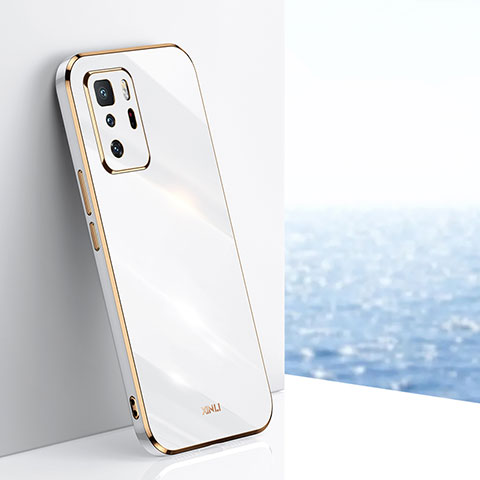 Coque Ultra Fine Silicone Souple Housse Etui XL1 pour Xiaomi Redmi Note 10 Pro 5G Blanc