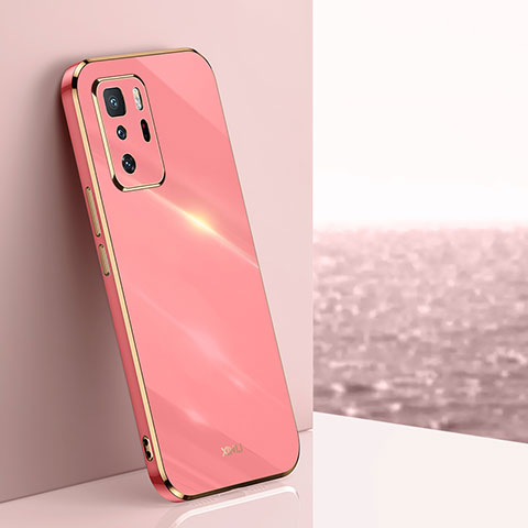 Coque Ultra Fine Silicone Souple Housse Etui XL1 pour Xiaomi Redmi Note 10 Pro 5G Rose Rouge