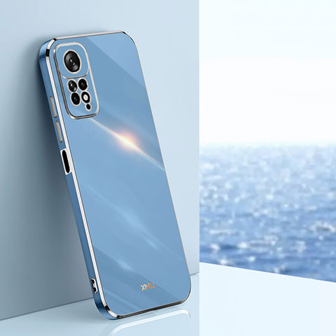 Coque Ultra Fine Silicone Souple Housse Etui XL1 pour Xiaomi Redmi Note 11 Pro 4G Bleu