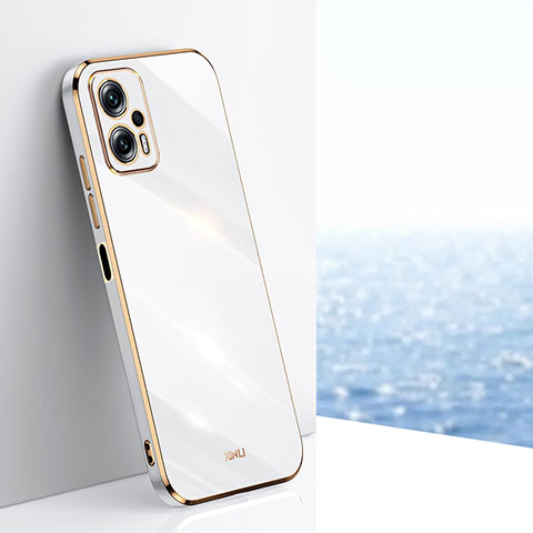 Coque Ultra Fine Silicone Souple Housse Etui XL1 pour Xiaomi Redmi Note 11T Pro 5G Blanc