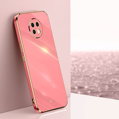 Coque Ultra Fine Silicone Souple Housse Etui XL1 pour Xiaomi Redmi Note 9 5G Rose Rouge