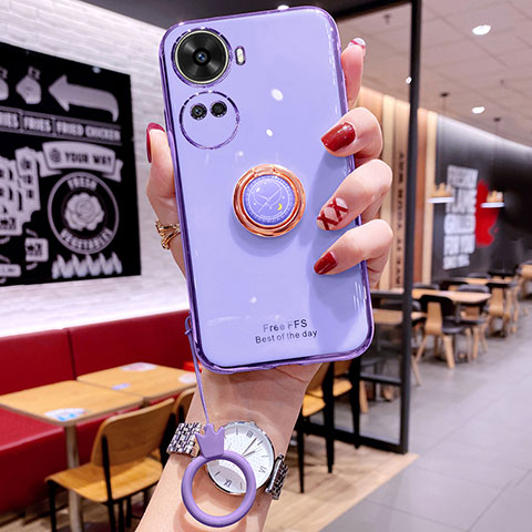 Coque Ultra Fine Silicone Souple Housse Etui XL4 pour Huawei Nova 11 SE Violet