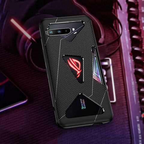 Coque Ultra Fine Silicone Souple Housse Etui ZJ1 pour Asus ROG Phone 3 Noir