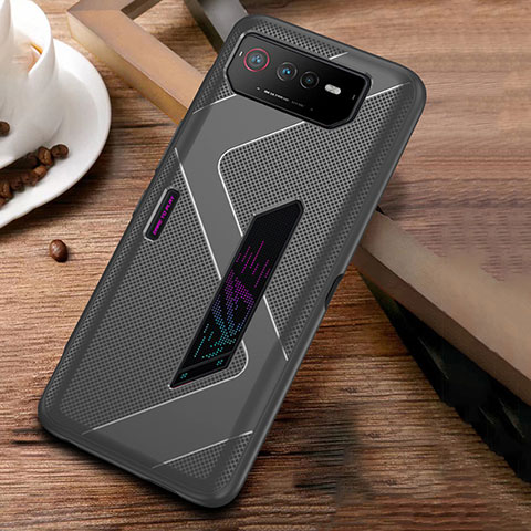 Coque Ultra Fine Silicone Souple Housse Etui ZJ1 pour Asus ROG Phone 6 Gris