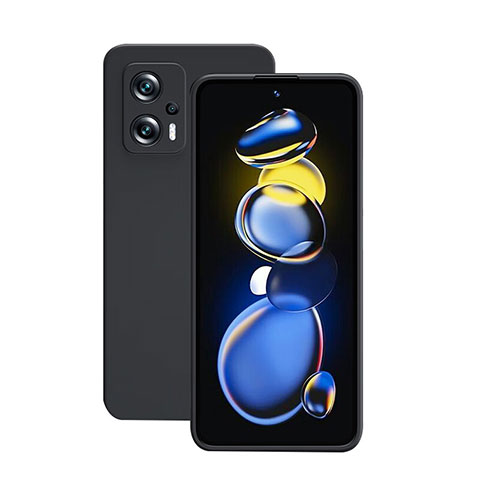 Coque Ultra Fine Silicone Souple pour Xiaomi Poco X4 GT 5G Noir