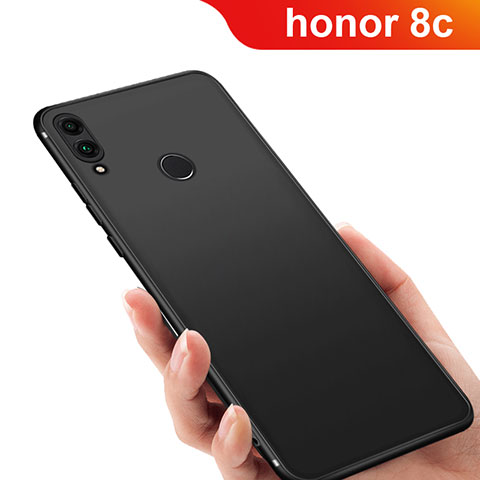 Coque Ultra Fine Silicone Souple Q03 pour Huawei Honor Play 8C Noir