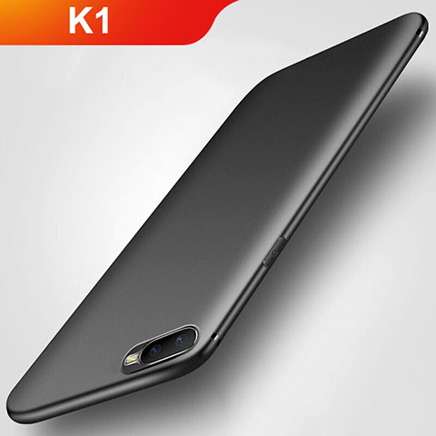 Coque Ultra Fine Silicone Souple S02 pour Oppo K1 Noir