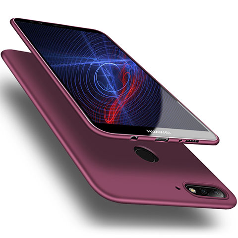 Coque Ultra Fine Silicone Souple S03 pour Huawei Honor 7C Violet