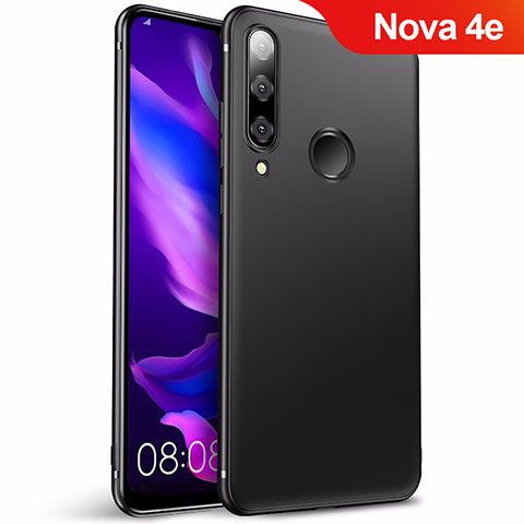 Coque Ultra Fine Silicone Souple S03 pour Huawei Nova 4e Noir