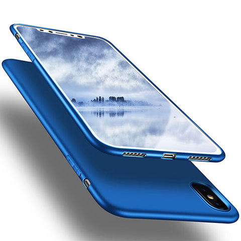 Coque Ultra Fine Silicone Souple S16 pour Apple iPhone X Bleu