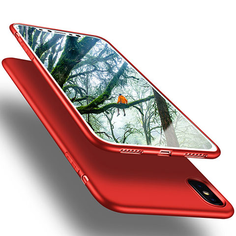 Coque Ultra Fine Silicone Souple S16 pour Apple iPhone Xs Max Rouge