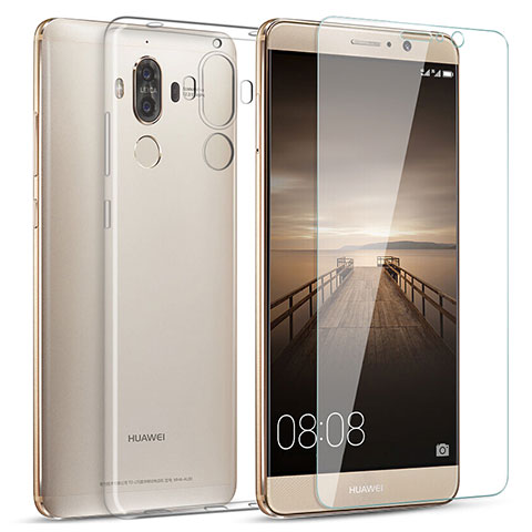 Coque Ultra Fine Silicone Souple Transparente et Protecteur d'Ecran pour Huawei Mate 9 Clair