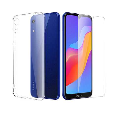 Coque Ultra Fine Silicone Souple Transparente et Protecteur d'Ecran pour Huawei Y6 (2019) Clair