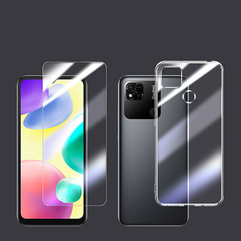 Coque Ultra Fine Silicone Souple Transparente et Protecteur d'Ecran pour Xiaomi POCO C3 Clair