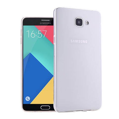 Coque Ultra Fine Silicone Souple Transparente pour Samsung Galaxy A9 (2016) A9000 Blanc