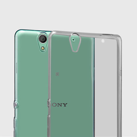 Coque Ultra Fine Silicone Souple Transparente pour Sony Xperia C4 Gris