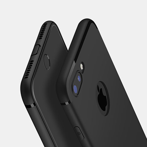 Coque Ultra Fine Silicone Souple Z05 pour Apple iPhone 8 Plus Noir