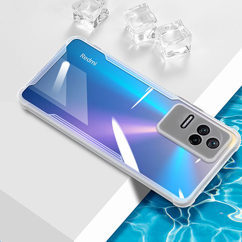 Coque Ultra Fine TPU Souple Housse Etui Transparente BH1 pour Xiaomi Poco F4 5G Blanc