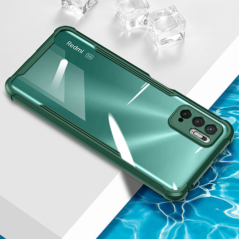 Coque Ultra Fine TPU Souple Housse Etui Transparente BH1 pour Xiaomi POCO M3 Pro 5G Vert