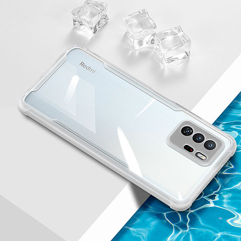 Coque Ultra Fine TPU Souple Housse Etui Transparente BH1 pour Xiaomi Redmi Note 10 Pro 5G Blanc