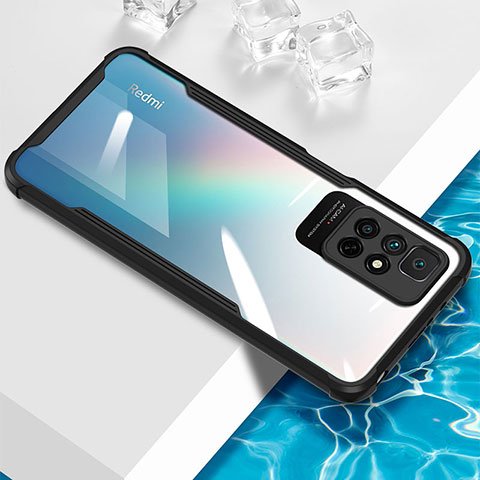 Coque Ultra Fine TPU Souple Housse Etui Transparente BH1 pour Xiaomi Redmi Note 11 4G (2021) Noir