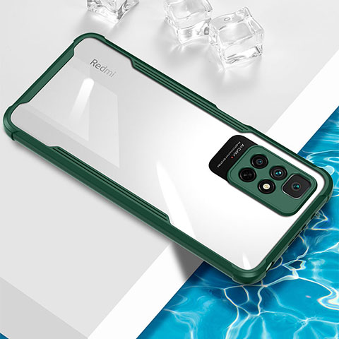 Coque Ultra Fine TPU Souple Housse Etui Transparente BH1 pour Xiaomi Redmi Note 11T 5G Vert