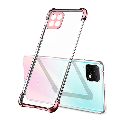 Coque Ultra Fine TPU Souple Housse Etui Transparente H01 pour Huawei Enjoy 20 5G Or Rose