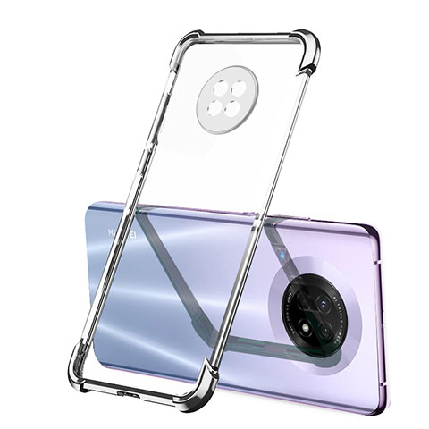 Coque Ultra Fine TPU Souple Housse Etui Transparente H01 pour Huawei Enjoy 20 Plus 5G Argent