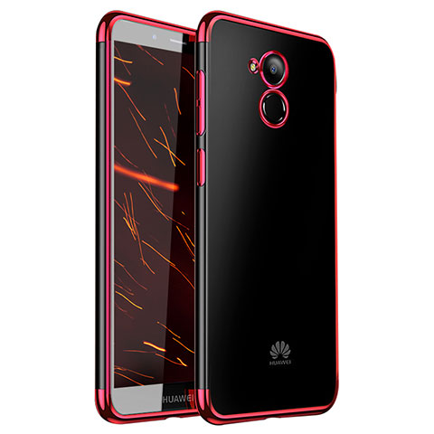 Coque Ultra Fine TPU Souple Housse Etui Transparente H01 pour Huawei Enjoy 6S Rouge