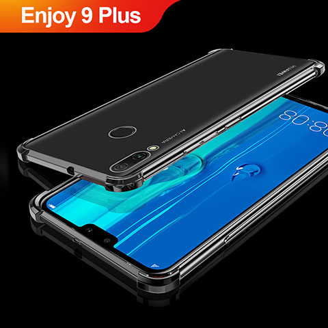 Coque Ultra Fine TPU Souple Housse Etui Transparente H01 pour Huawei Enjoy 9 Plus Noir