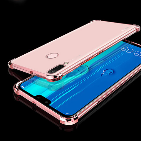 Coque Ultra Fine TPU Souple Housse Etui Transparente H01 pour Huawei Enjoy 9 Plus Or Rose