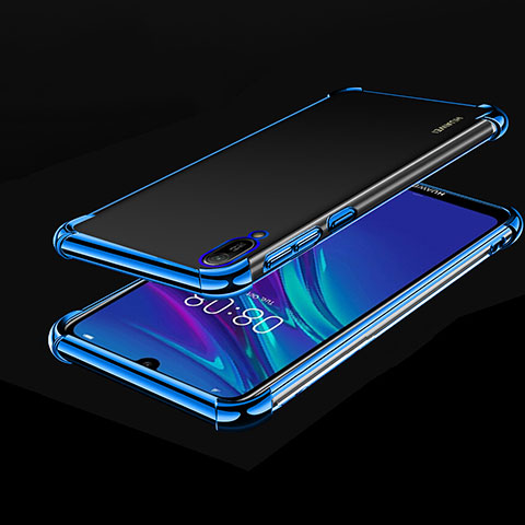 Coque Ultra Fine TPU Souple Housse Etui Transparente H01 pour Huawei Enjoy 9e Bleu