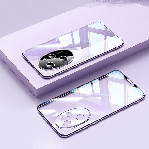 Coque Ultra Fine TPU Souple Housse Etui Transparente H01 pour Huawei Honor 100 Pro 5G Violet