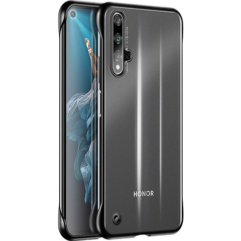 Coque Ultra Fine TPU Souple Housse Etui Transparente H01 pour Huawei Honor 20 Noir