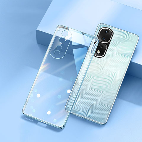 Coque Ultra Fine TPU Souple Housse Etui Transparente H01 pour Huawei Honor 80 Pro Flat 5G Bleu