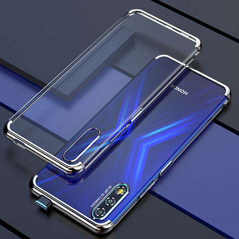 Coque Ultra Fine TPU Souple Housse Etui Transparente H01 pour Huawei Honor 9X Argent