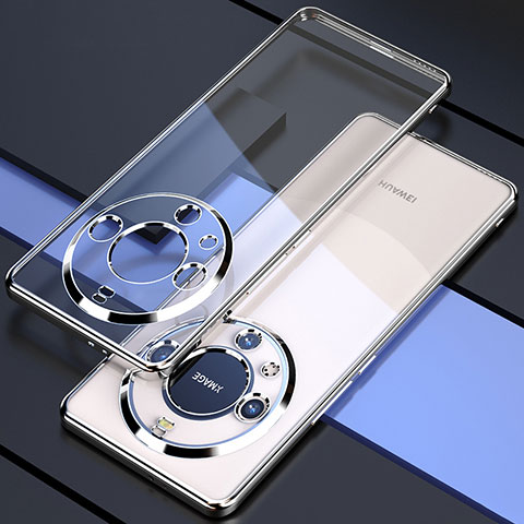 Coque Ultra Fine TPU Souple Housse Etui Transparente H01 pour Huawei Mate 60 Pro Argent