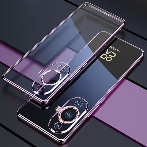 Coque Ultra Fine TPU Souple Housse Etui Transparente H01 pour Huawei Nova 11 Pro Violet