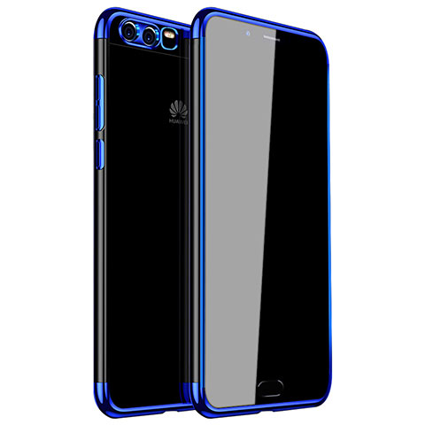 Coque Ultra Fine TPU Souple Housse Etui Transparente H01 pour Huawei P10 Plus Bleu