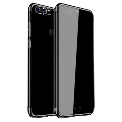 Coque Ultra Fine TPU Souple Housse Etui Transparente H01 pour Huawei P10 Plus Noir