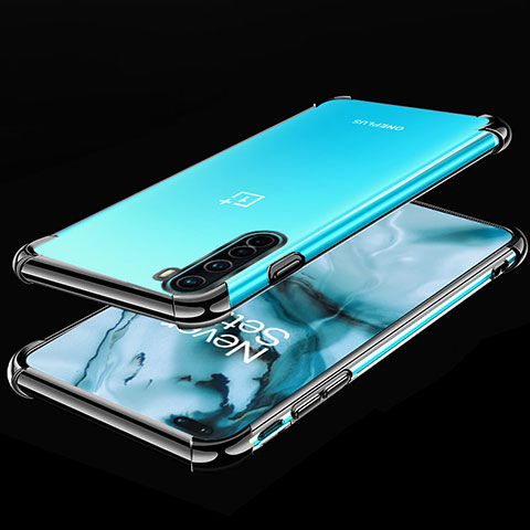 Coque Ultra Fine TPU Souple Housse Etui Transparente H01 pour OnePlus Nord Noir