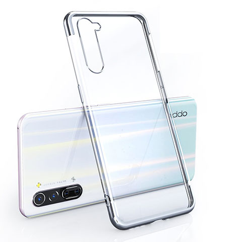 Coque Ultra Fine TPU Souple Housse Etui Transparente H01 pour Oppo F15 Argent