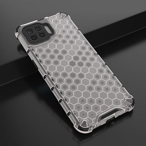 Coque Ultra Fine TPU Souple Housse Etui Transparente H01 pour Oppo F17 Pro Blanc