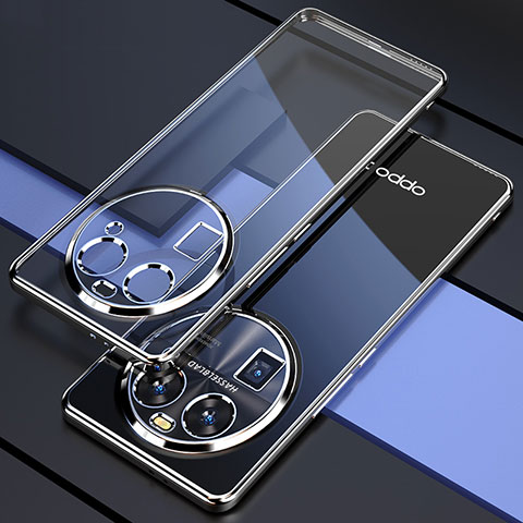 Coque Ultra Fine TPU Souple Housse Etui Transparente H01 pour Oppo Find X6 Pro 5G Argent