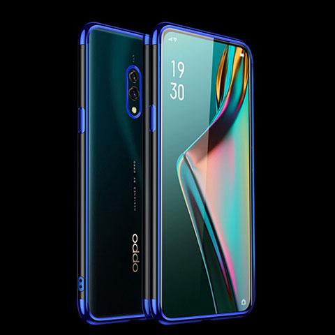 Coque Ultra Fine TPU Souple Housse Etui Transparente H01 pour Oppo K3 Bleu