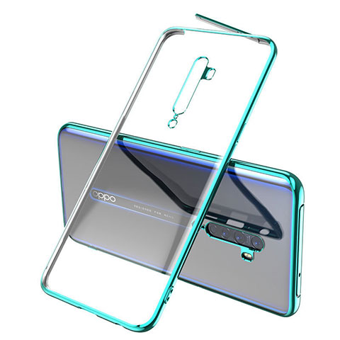 Coque Ultra Fine TPU Souple Housse Etui Transparente H01 pour Oppo Reno2 Vert