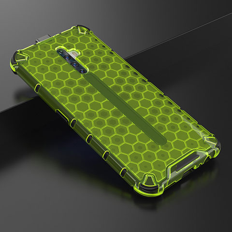 Coque Ultra Fine TPU Souple Housse Etui Transparente H01 pour Oppo Reno2 Z Vert