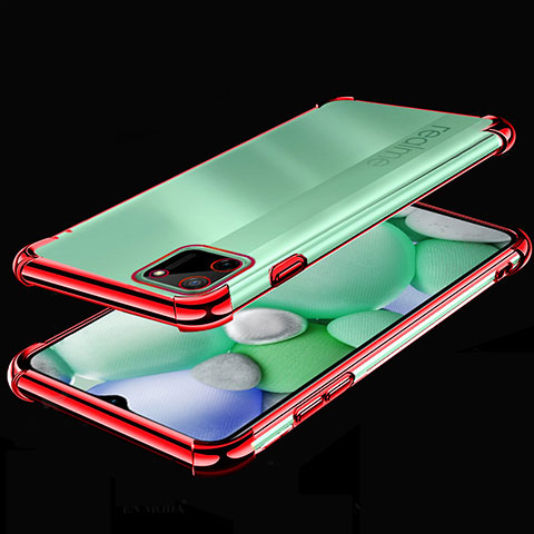 Coque Ultra Fine TPU Souple Housse Etui Transparente H01 pour Realme C11 Rouge